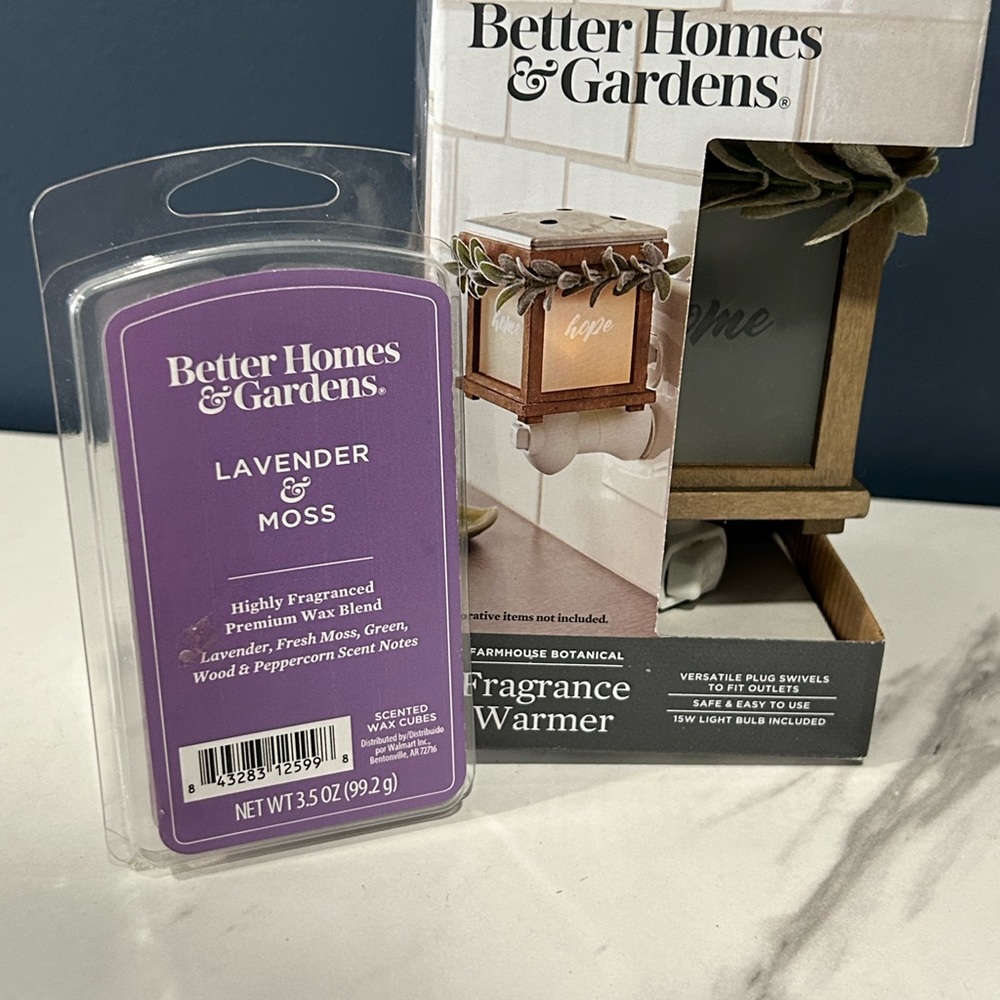 Better Homes and Gardens wax warmer with melts